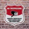 Signmission No Trespassing Shield Sign Property Prot, 6 inch X 6 inch, Plastic Sign, 2PK SHI-P-2PACK-6-416 - alternate 5