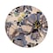 World Rug Gallery Modern Bright Flowers Non-Slip Area Rug 8 ft Round Cream 503CREAM8RND - alternate 1
