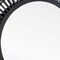 Homeroots 31" Black Bamboo Pierced Round Accent Mirror 574043 - alternate 7