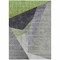 Homeroots 9' X 12' Sage Green And Charcoal Abstract Washable Indoor Outdoor Area Rug 582888 - alternate 6