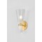 Hudson Valley Lighting Pine island 5 in. Wall Sconce Aged Brass 7931-AGB - alternate 7