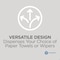 Georgia-Pacific FortGuard 12-5/8"H x 10-1/4"W, Center Pull Wipe Dispenser, Translucent Smoke 54050 - alternate 14
