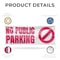 Signmission No Public Parking, 48 Inch x 120 Inch, Vinyl Banner B-120-30756 - alternate 4