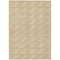 Homeroots 3' X 5' Gold And Beige Geometric Washable Indoor Outdoor Area Rug 594995 - alternate 9