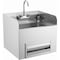 Amgood 18-1/4 in. x 17-5/8 in. x 16 in. Wall-Mount Hand Sink with 4 in. Backsplash AMG SINK HS-SPHS-1410-Z - alternate 1