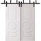 Sartodoors Sliding Closet Barn Bypass Doors 48 x 84 inches, BASIC 9801 White, 6.6ft Rails Hardware Set, Wood BASIC9801BBB-SKIN-4884 - alternate 1