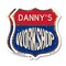 Signmission Danny's Workshop, 18 inch X 18 inch, Plastic Sign, 2PK SHI-P-2PACK-18-489-DANNY - alternate 1
