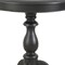 Homeroots 25" Black Manufactured Wood Round End Table 493222 - alternate 5