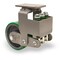 Hamilton Aerospace Spring Loaded Forge Master Swivel Caster, 6" x 3" Duralast Polyurethane on Cast Iron Wheel S-AEZFFM-63DB - alternate 1