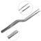 A2Z Scilab Offset Culinary Tweezers, Precision Serrated Jaws, 8 Inch, Stainless Steel Tongs A2Z-ZR1055 - alternate 1