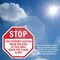 Signmission Stop Use Extreme Caution When Walki, 10 inch X 10 inch, Aluminum Metal Signs, 2PK OC-A-2PACK-10-42 - alternate 6