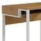 Homeroots 32" Natural and White Writing Desk 543768 - alternate 7