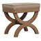 Homeroots 22in Beige and Brown Linen and Solid Wood Upholstered Bench 723436 - alternate 9