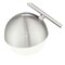 Z-Lite Realm Sphere 1 Light Pendant, Brushed Nickel/Matte Opal, 8.5 In W x 8.75 In H 7517P7-BN - alternate 4