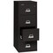 Fireking 15-1/4" W 4 Drawer Fire-Resistant Vertical File Cabinet, Black, Legal 4-2125-CBL - alternate 3