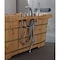 Alfi Brand 65" 2 Person Free Standing Cedar Wooden Bathtub W/Fixtures & Headrests AB1130 - alternate 8