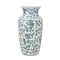 Homeroots 24" White Blue And Green And White Chinoiserie Porcelain Table Vase 574213 - alternate 8