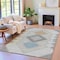 Homeroots 5' X 8' Gray Gold And Charcoal Geometric Washable Indoor Outdoor Area Rug 631916 - alternate 7