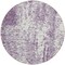 Homeroots 8' Lavender And Ivory Round Abstract Washable Indoor Outdoor Area Rug 612955 - alternate 6