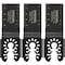 Dremel Oscillating Blade Set 1-1/4in L X 1-5/8in W Bi-Metal Flush Cut Blade Wood, 3PK MM482BU - alternate 3