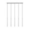 Z-Lite Forest 5 Light Linear Chandelier, Brushed Nickel, 42 In W 919MP24-5L-BN-LED - alternate 4