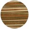 Homeroots 8' Brown Copper And Beige Round Striped Washable Indoor Outdoor Area Rug 597357 - alternate 7