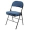 Elama 4 Piece Metal Folding Chair with 2.2 Inch Padded Seats in Dark Blue ELM-J0618-DB - alternate 8