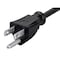 Monoprice SJTW Extension Cord, 14 AWG, Indoor, 14/3, 1 Outlets, 5-15R, Black, 5-15P, 6 ft 24198 - alternate 8