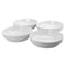 Gibson Home Extra Wide 8.5 in. Stoneware Dinner and Serving Bowls in White, 4PK 122921.02 - alternate 5