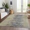 Homeroots 8' X 10' Pewter Silver And Gray Abstract Washable Indoor Outdoor Area Rug 582407 - alternate 9