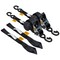Mytee Products 1.5inx16ft Retractable Ratchet Straps w/S-Hook & Soft Loops for Trailer 5000 lb BS RS1516R-SHSL - alternate 7