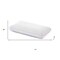 Homeroots Polyester Gel Memory Foam Medium King Size Bed Pillow 523831 - alternate 4