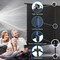 Pyle Projector Screen 100 Inch 16:9 Indoor Outdoor Projection Screen HD Crystal Clear 1.5 Gain for Movies PRJTP102 - alternate 4