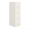 Space Solutions 14.25 in W 4 Drawer Vertical File Cabinet, Pearl White 21619 - alternate 1