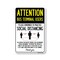 Signmission PSA Bus Terminal Users Practice Social Distancing 14in X 10in Wall Graphic, OS-NS-RD-1014-25380 OS-NS-RD-1014-25380 - alternate 1