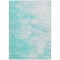 Homeroots 9' X 12' Aqua Ivory And Teal Blue Abstract Washable Indoor Outdoor Area Rug 582198 - alternate 7