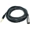 Monoprice 10ft Premier Series XLR Male to 1/4inch TRS Male 16AWG Cable (Gold Plated) 4762 - alternate 1