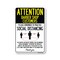 Signmission PSA, Barber Shop Customers Practice Social Distancing, 14in X 10in Decal, OS-NS-D-1014-25369 OS-NS-D-1014-25369 - alternate 1