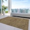Homeroots 5' X 8' Brown And Tan Floral Washable Indoor Outdoor Area Rug 604205 - alternate 8