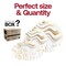 Smarty Had A Party White with Gold Waves Plastic Dinnerware Value Set, 240PK 310WHGVP-CASE - alternate 9