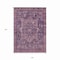 Homeroots 10' X 14' Eggplant Medallion Washable Indoor Outdoor Area Rug 608015 - alternate 7