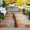 Homeroots 8' X 10' Rust And Charcoal Abstract Washable Indoor Outdoor Area Rug 630474 - alternate 8