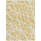 Homeroots 9' X 12' Gold and White Abstract Washable Non Skid Indoor Outdoor Area Rug 559269 - alternate 9