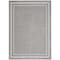 Homeroots 6' X 9' Gray And Ivory Indoor Outdoor Area Rug 545525 - alternate 1