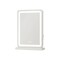 Homeroots 18" Clear Lighted Freestanding Frameless Makeup Shaving Tabletop Mirror 718905 - alternate 1