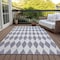 Homeroots 10' X 14' Purple And Lilac Geometric Washable Indoor Outdoor Area Rug 577102 - alternate 9