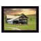 Homeroots Mail Pouch Barn 3 Black Framed Print Wall Art 415386 - alternate 1