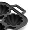 Martha Stewart Martha by 6 Cups Fluted Mold Pre-seasoned Cast Iron Pan in Black 134696.01 - alternate 4