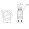 Ntn Heavy Duty Disc Radial Ball Bearing, HPS108GPH Industry Number, Double Sealed Closure, Alloy Steel HPS108GPH - alternate 2