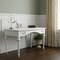 Homeroots 47" White Computer Desk With Two Drawers 397670 - alternate 8